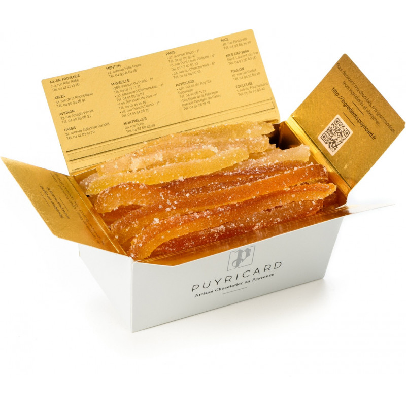 BALLOTIN BOX OF CANDIED ORANGE AND LEMON 250 G