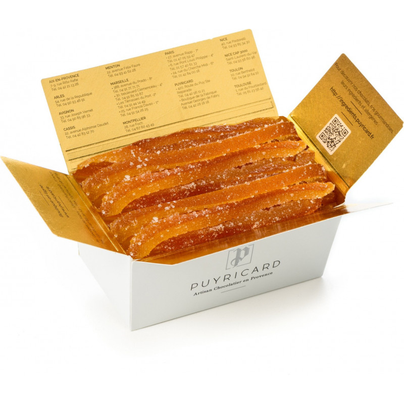 BALLOTIN BOX OF CANDIED ORANGE AND LEMON 250 G