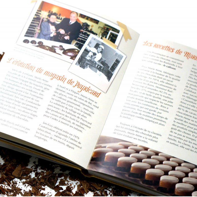 "Le vrai chocolat" Fiftieth anniversary Book of the Chocolaterie de Puyricard