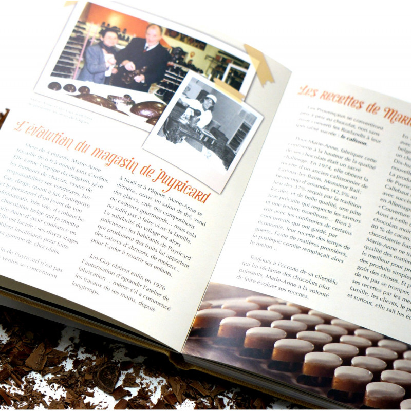 "Le vrai chocolat" : le livre des 50 ans de la Chocolaterie de Puyricard