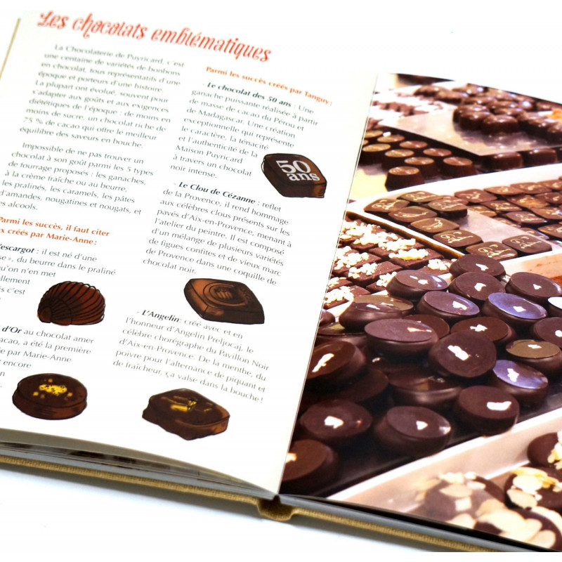 "Le vrai chocolat" Fiftieth anniversary Book of the Chocolaterie de Puyricard