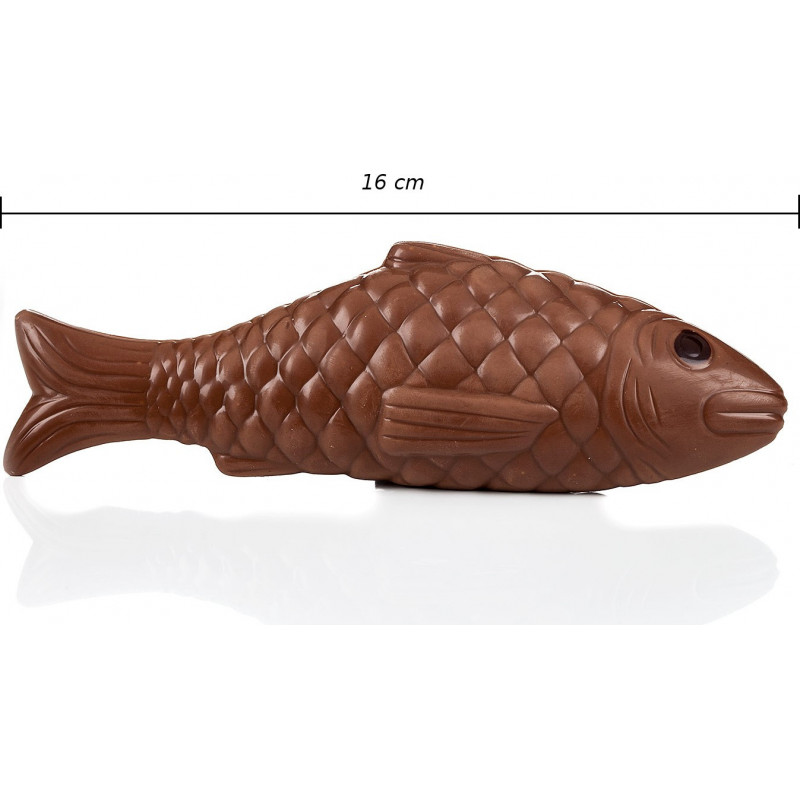 Poisson en chocolat de Pâques garni 16cm