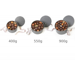 Boîte Chapeau 400g de chocolats