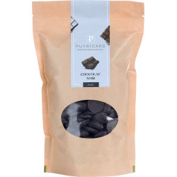 Dark chocolate in bags
