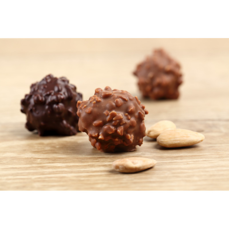 Réglette Rochers Chocolat noir et lait 115g