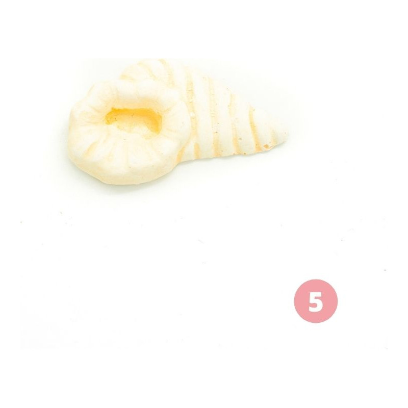 Figurine coquillage blanc