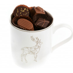 Le Mug Renne de Noël Tout Choco chocolat