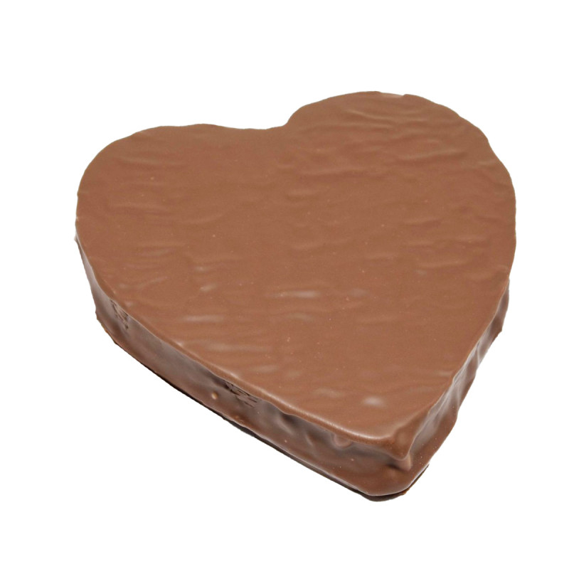 Chocolate marshmallow heart Valentine's Day