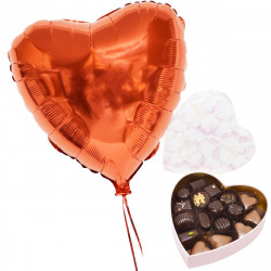 Coffret coeur Chocolats Saint-Valentin