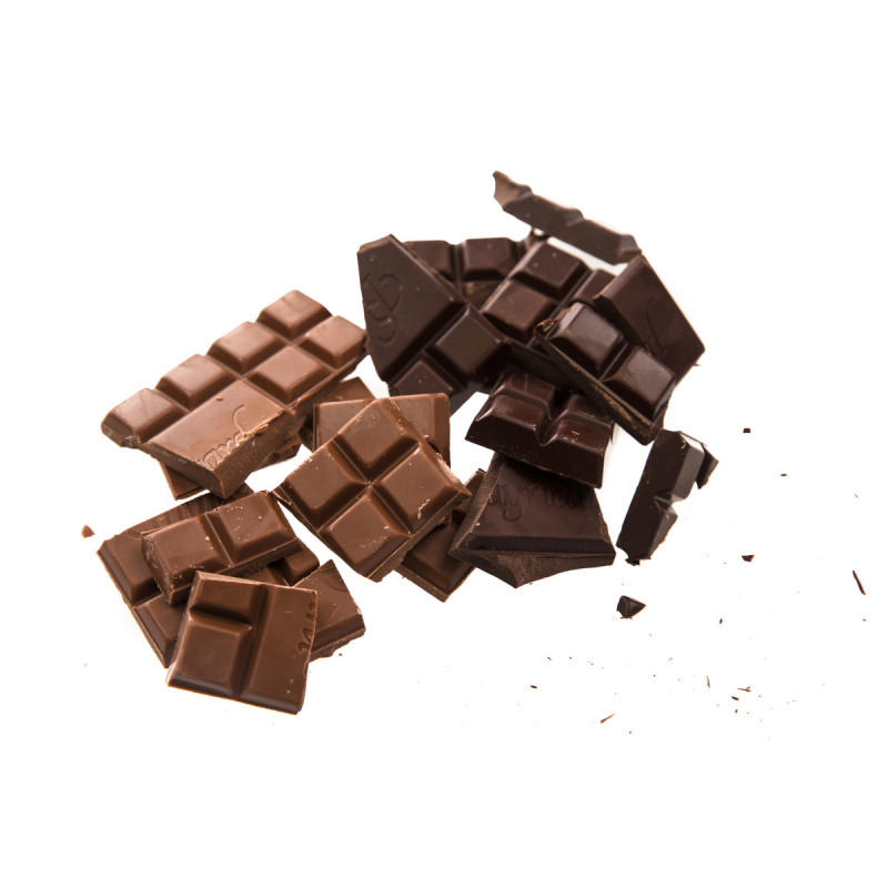 Tablette de chocolat noir 100% masse cacao