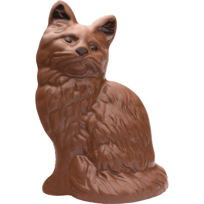 Garnished Chocolate Sitting Cat