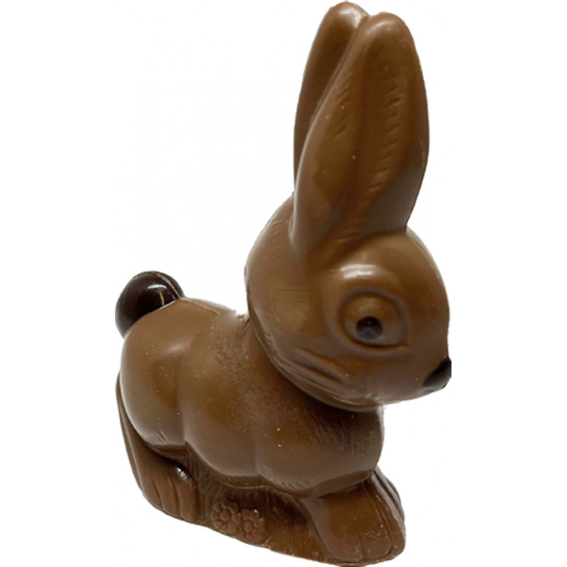 Filled chocolate lying rabbit from 11 to 24 cm