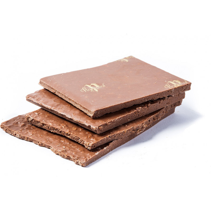 MILK CHOCOLATE AND FEUILLANTINE SLABS