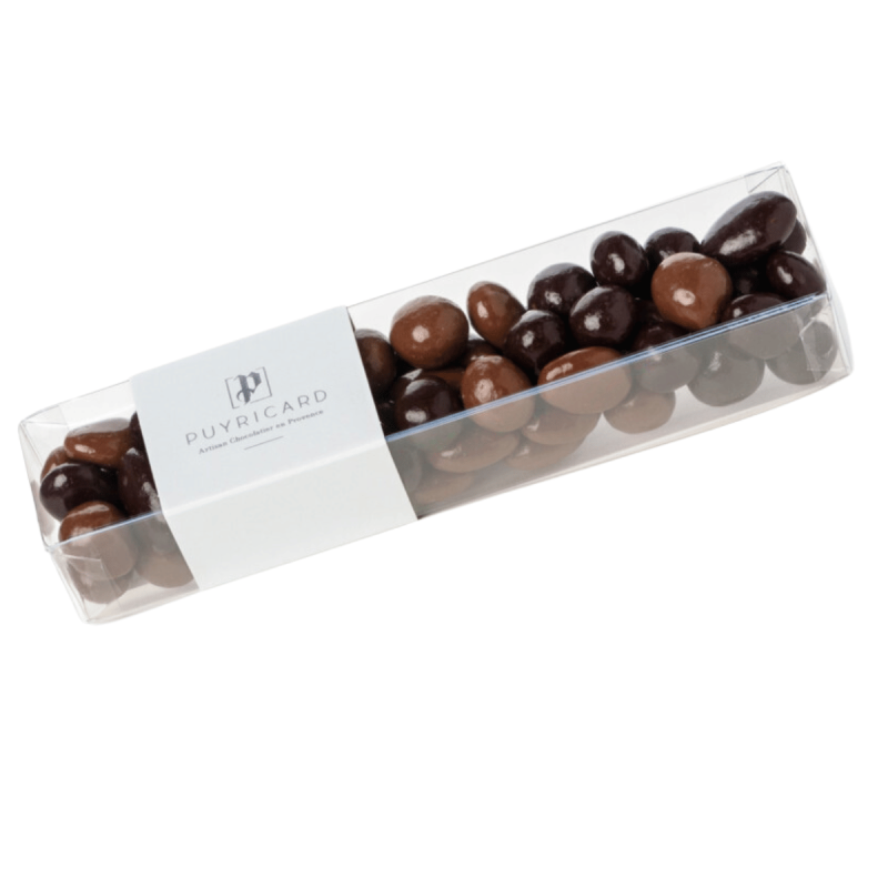 Réglette Amandas Avelinas chocolat noir et lait 150g