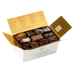 Chocolats Fins assortis lait avec quelques liqueurs - Ballotin 250g -  Chocogil – boutique de chocolats en ligne